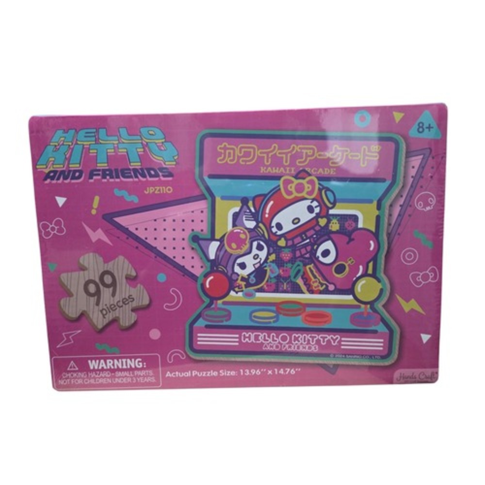 2024 Sanrio Hello Kitty and Friends Kawaii Arcade 99-Piece Jigsaw Puzzle